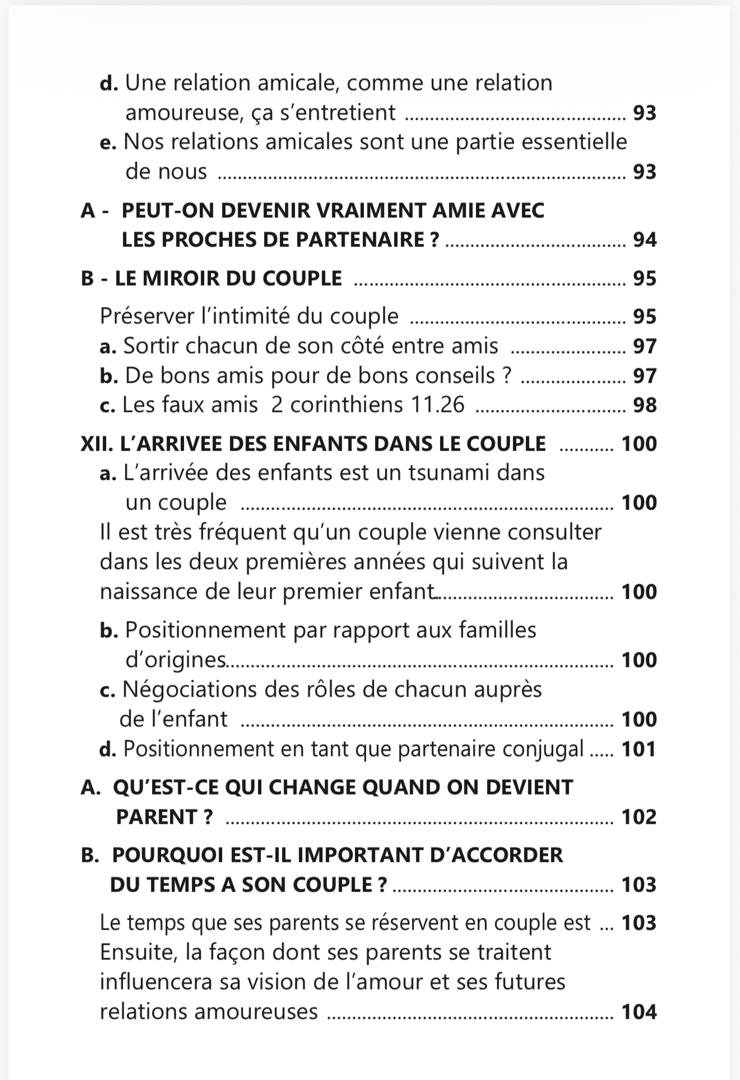 Cinquième page du sommaire